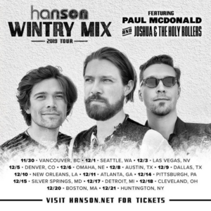 HANSON Announces the 'Wintry Mix' Tour