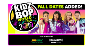 KIDZ BOP, Live Nation Expand 'KIDZ BOP World Tour' In US, Canada, and UK 