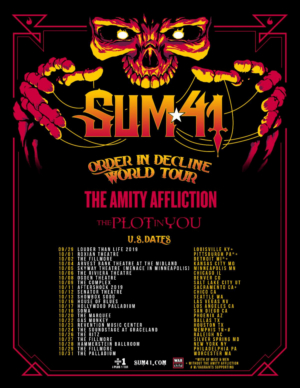 Sum 41 to Celebrate 15-Year Anniversary of CHUCK on Upcoming 'Order In Decline' North American Tour 