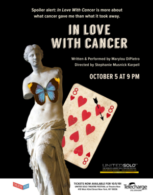 IN LOVE WITH CANCER Comes to United Solo Festival Image