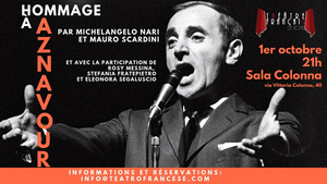 HOMMAGE A AZNAVOUR ALLA SALA COLONNA Image
