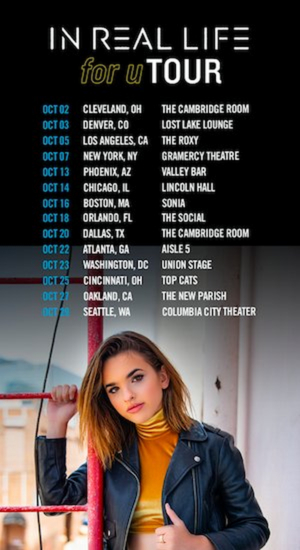 Jenna Raine to Tour with In Real Life this October  Image