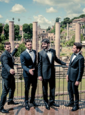 Popejoy Welcomes the Four Italian Tenors 