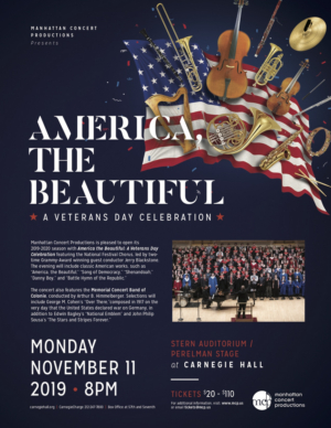 Manhattan Concert Productions Celebrates Veterans Day 