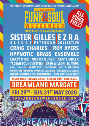 Soundcrash Announces First Names For Funk & Soul Weekender 2020 Image