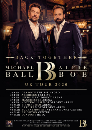 Michael Ball And Alfie Boe Announce 'Back Together' UK Tour In 2020  Image