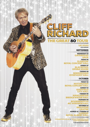 Cliff Richard Announces THE GREAT 80 TOUR 