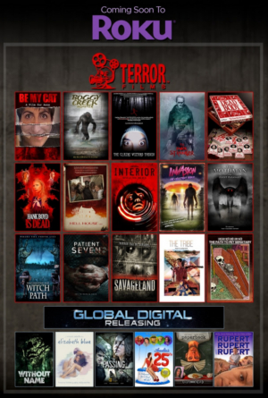 Terror Films and Global Digital Releasing to Start Placing Films Directly on Roku  Image