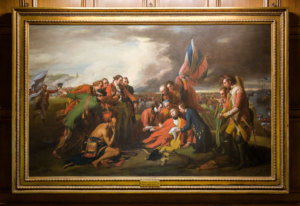 U-M Clements Library Celebrates The Death of General Wolfe Painting by Benjamin West Image