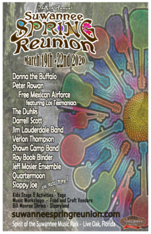 The 4th Annual Suwannee Spring Reunion Announces Initial Lineup Image