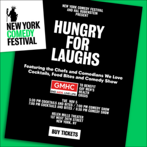 NEW YORK COMEDY FESTIVAL and Hal Rubenstein Team Up to Debut “Hungry for Laughs” on 11/5 