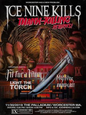 ICE NINE KILLS to Record Special 'THANX-KILLING' Hometown Show in Worcester, MA 