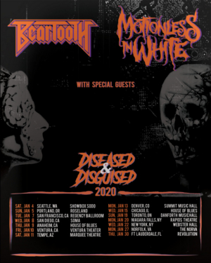 Motionless In White + Beartooth Announce Winter 2020 Co-Headline Tour 