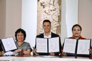 Gobierno del Estado y el INBAL firman convenio parafortalecer la educación, la producción y el patrimonio artísticos de Oaxaca 