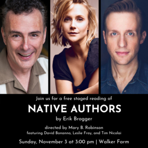 Weston Playhouse New Works Program To Present NATIVE AUTHORS Image