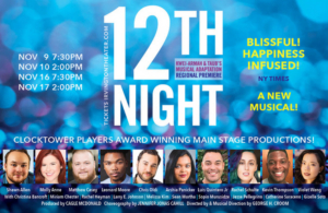 Clocktower Players Will Present Musical Adaptation of 12TH NIGHT 