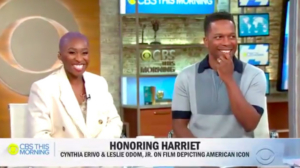 VIDEO: Cynthia Erivo and Leslie Odom Jr. Talk HARRIET on CBS THIS MORNING  Image