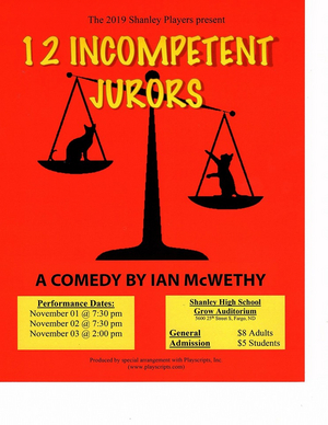 Review: 12 INCOMPETENT JURORS at Fargo Shanley Image