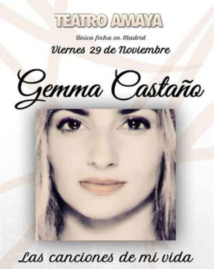 Gema Castaño en concierto en el Teatro Amaya