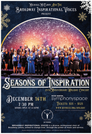 Tickets Are On Sale Now For Michael McElroy and the BROADWAY INSPIRATIONAL VOICES' 2019 Holiday Concert Image