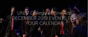 University of Nevada, Las Vegas Releases December Schedule Image