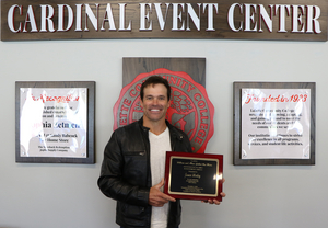 James Wesley Presented William and Allene Guthrie Van Meter Outstanding Alumni Achievement Award 