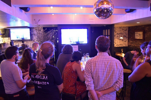 Theater In Asylum Hosts Watch Party Of November 20 Democratic Primary Presidential Debates Image