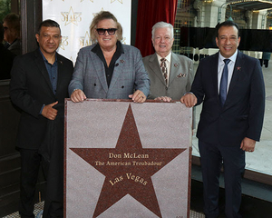 Don McLean Receives Star On Las Vegas Walk Of Stars Image
