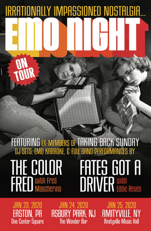 Former Taking Back Sunday Bandmates Fred Mascherino and Eddie Reyes Team Up for Emo Night Tour 