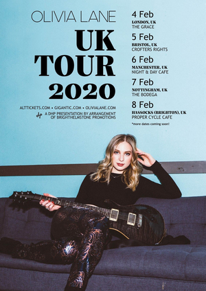 Olivia Lane Announces UK Headline Tour In February 2020 
