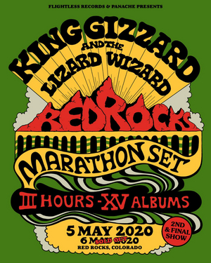 King Gizzard & The Lizard Wizard Add Second Red Rocks Marathon Show 