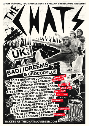 The Chats Sell Out 9 UK Shows Ahead of UK Tour 