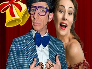 Steve Hurst Appears As Lenny Beige With Melinda Hughes In MEL AND LENNY'S CHRISTMAS DING DONG At Crazy Coqs, Live At Zedels  Image