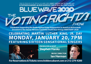 BLUE WAVE 2020: THE VOTING RIGHTS SHOW Comes To Hidden Cabaret At The Secret Room 