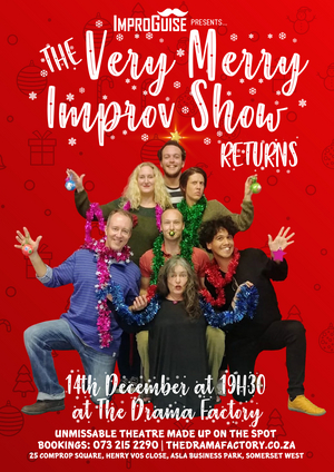 THE VERY MERRY IMPROV SHOW Returns to The Drama Factory  Image