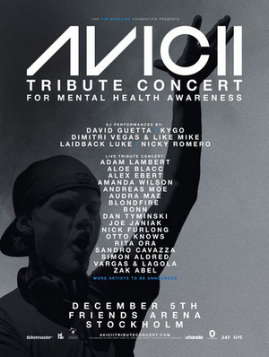 Avicii Tribute Concert to be Live Streamed  Image