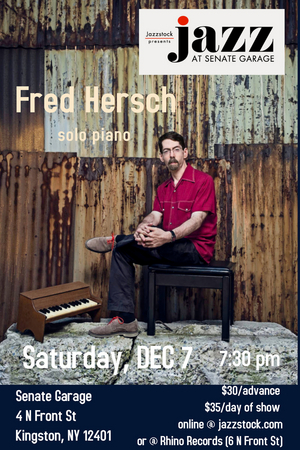 Acclaimed Piano Master Fred Hersch is Coming to the Senate Garage 