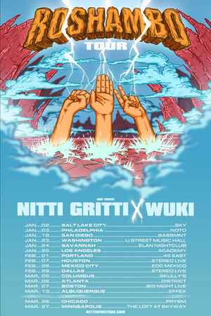 Nitti Gritti and Wuki Reveal 2020 Co-Headline US Tour 'Ro Sham Bo' & Joint EP 