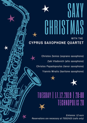 SAXY CHRISTMAS with the Cyprus Saxophone Quartet 