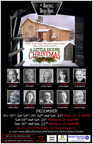 Interview: Dave DiGeronimo of A LITTLE HOUSE CHRISTMAS at Abbeville Opera House 