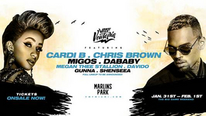 Chris Brown, Migos, And DaBaby Join Cardi B As Headliners For Inaugural Vewtopia Music Festival 