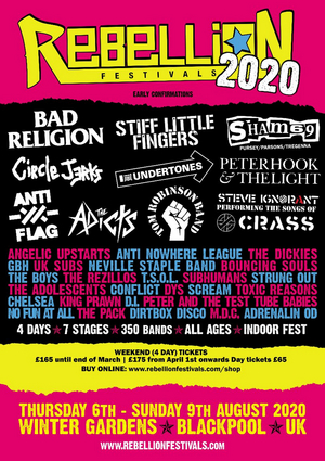 Rebellion Festival to Return August 6 Image
