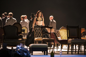 Review: LA TRAVIATA at Comic Opera Of Berlin - Attractive Cast Flounders in an Idiotic Production of Verdi's Tragic Love Story Image