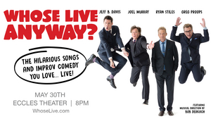 Live At The Eccles Announces WHOSE LIVE ANYWAY? 