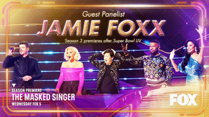 Jamie Foxx to be a Guest Panelist on the Season Three Premiere of THE MASKED SINGER  Image