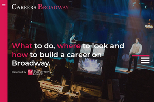 New Broadway League Website Spotlights Theatrical Careers Image