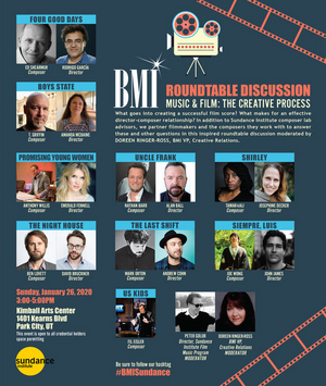 BMI Announces Programming For 2020 Sundance Film Festival 