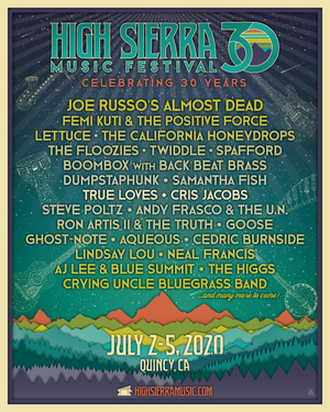 High Sierra Music Festival Reveals Initial Lineup For 30th Year Celebration 