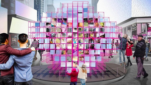 HEART SQUARED Unveiled as the Twelfth Winner of the Times Square Valentine Heart Design Competition  Image