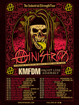 Ministry Announces The Industrial Strength Tour With KMFDM & Front Line Assembly 